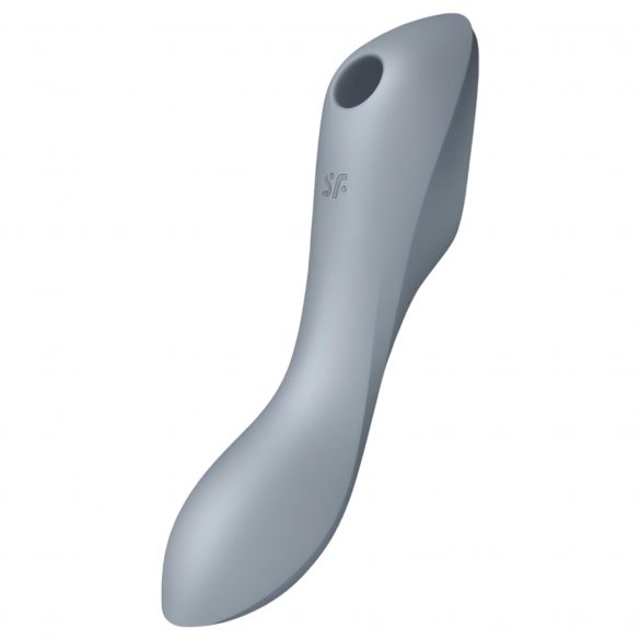 Satisfyer Curvy Trinity 3 - επαναφορτιζόμενος δονητής με κυματιστό αέρα 2 σε 1 (γκρι) 