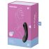 Satisfyer Curvy Trinity 4 - επαναφορτιζόμενος δονητής 2 σε 1 με κυματισμούς αέρα (μαύρο)