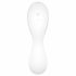 Satisfyer Καμπύλη Τριάδα 5+ - έξυπνος αεροκυμάτων 2σε1 δονητής (λευκός) 