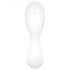 Satisfyer Curvy Trinity 5+ - έξυπνος κυματικός δονητής 2 σε 1 (λευκός)