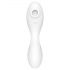 Satisfyer Curvy Trinity 5+ - έξυπνος κυματικός δονητής 2 σε 1 (λευκός)