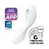 Satisfyer Curvy Trinity 5+ - έξυπνος κυματικός δονητής 2 σε 1 (λευκός)