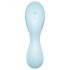 Satisfyer Curvy Trinity 5+ - έξυπνος δονητής 2 σε 1 με κυματισμούς αέρα (μπλε)