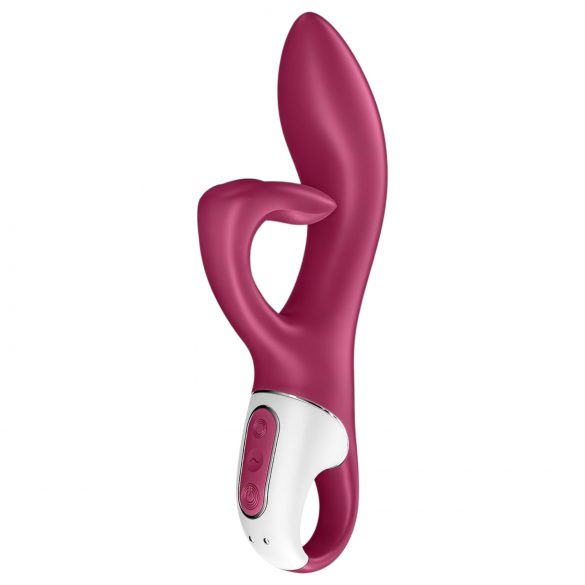 Satisfyer Embrace Me - επαναφορτιζόμενος δονητής με κλειτοριδικό βραχίονα (κόκκινος)