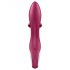 Satisfyer Embrace Me - επαναφορτιζόμενος δονητής με κλειτοριδικό βραχίονα (κόκκινος)