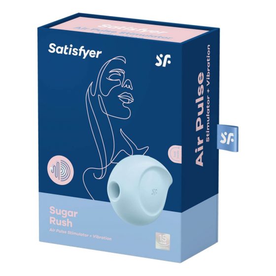 Satisfyer Sugar Rush - Επαναφορτιζόμενος, κρουστικός δονητής κλειτορίδας (μπλε)