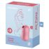 Satisfyer Cotton Candy - επαναφορτιζόμενος κλειτοριδικός δονητής με κύματα αέρα (κοραλλί)