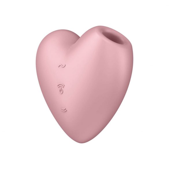 Satisfyer Cutie Heart - επαναφορτιζόμενος δονητής κλειτορίδας με κυματισμό αέρα (ροζ)