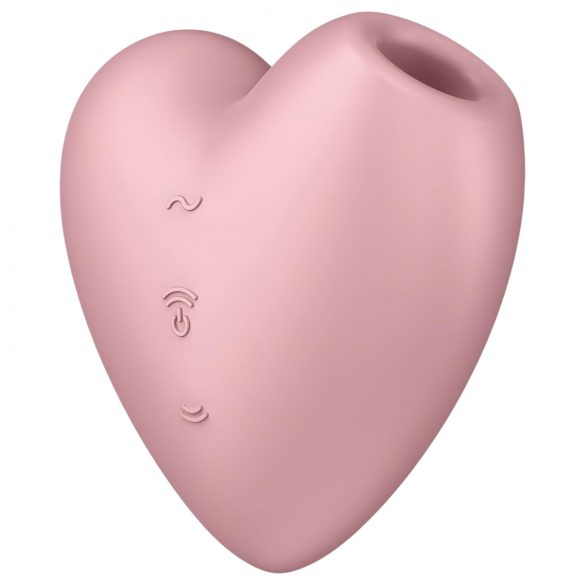 Satisfyer Cutie Heart - επαναφορτιζόμενος δονητής κλειτορίδας με κυματισμό αέρα (ροζ)