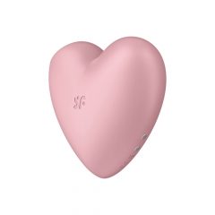   Satisfyer Cutie Heart - επαναφορτιζόμενος δονητής κλειτορίδας με κυματισμό αέρα (ροζ)