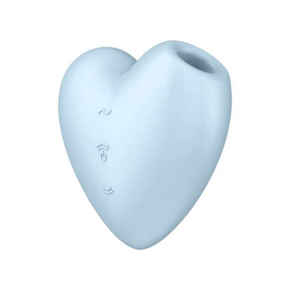 Satisfyer Cutie Heart - επαναφορτιζόμενος δονητής κλειτορίδας με κυματισμό αέρα (μπλε) 