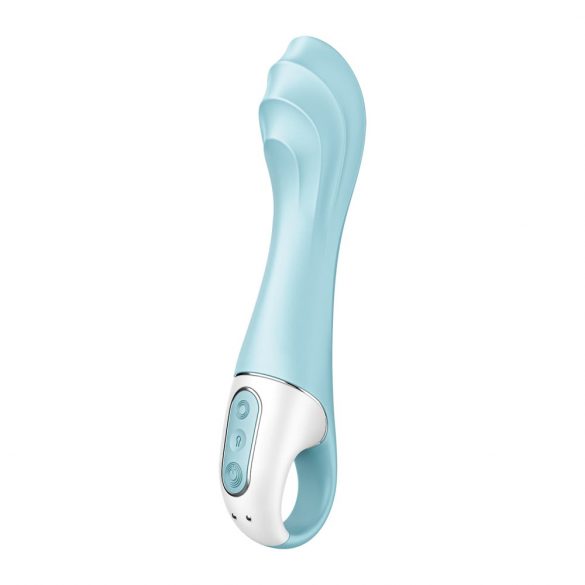 Satisfyer Air Pump Vibrator 5 - έξυπνος δονητής με αντλία (μπλε) 