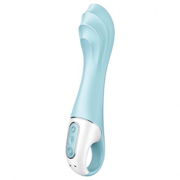 Satisfyer Air Pump Vibrator 5 - έξυπνος δονητής με αντλία (μπλε) 