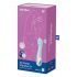 Satisfyer Air Pump Vibrator 5 - έξυπνος δονητής με αντλία (μπλε) 