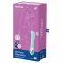 Satisfyer Air Pump Vibrator 5 - έξυπνος δονητής με αντλία (μπλε) 