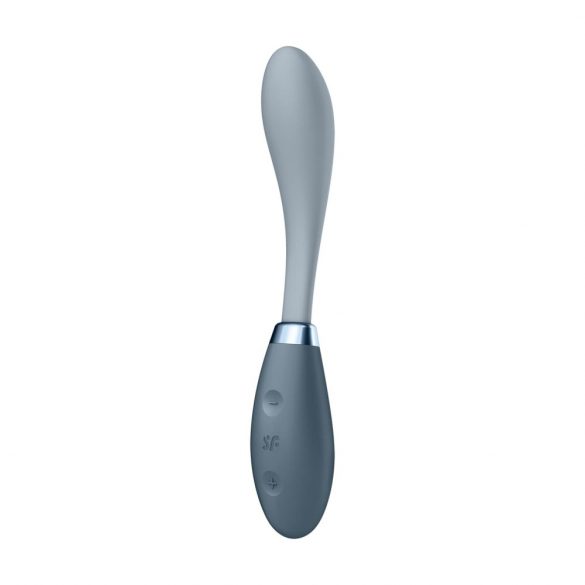 Satisfyer G-Spot Flex 3 - επαναφορτιζόμενη δονητική συσκευή για το σημείο G (γκρι) 