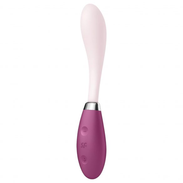 Satisfyer G-Spot Flex 3 - επαναφορτιζόμενος δονητής για το σημείο G (ροζ-μπορντό) 