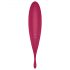 Satisfyer Twirling Pro - έξυπνος 2σε1 δονητής κλειτορίδας (κόκκινο)