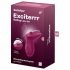 Satisfyer Exciterrr - κλειτοριδικός δονητής με περιστρεφόμενες χάντρες (κόκκινο) 