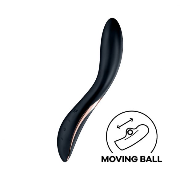 Satisfyer Rrrolling - επαναφορτιζόμενος δονητής σημείου G με κινούμενη σφαίρα (μαύρο) 