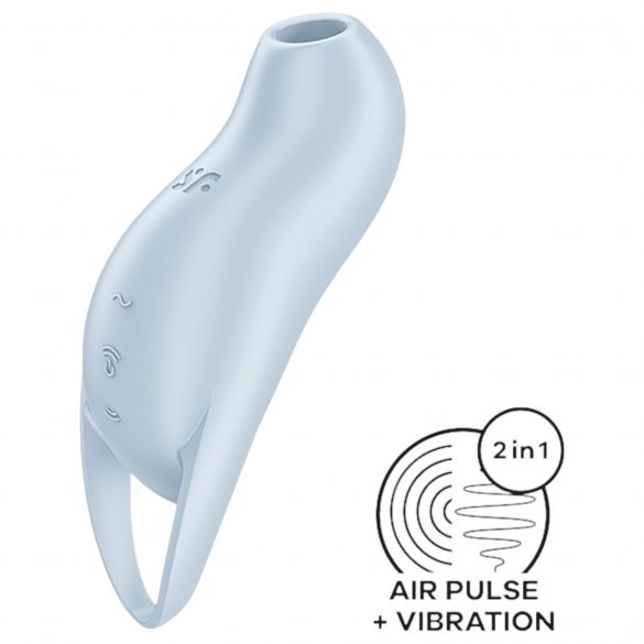 Satisfyer Pocket Pro 1 - επαναφορτιζόμενος διεγέρτης κλειτορίδας με κυματισμούς αέρα (μπλε) 