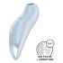 Satisfyer Pocket Pro 1 - επαναφορτιζόμενος διεγέρτης κλειτορίδας με κυματισμούς αέρα (μπλε) 