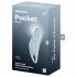 Satisfyer Pocket Pro 1 - επαναφορτιζόμενος διεγέρτης κλειτορίδας με κυματισμούς αέρα (μπλε) 