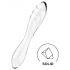 Satisfyer Dazzling Crystal 1 - Γυάλινο δονητής με 2 άκρες (διάφανο)