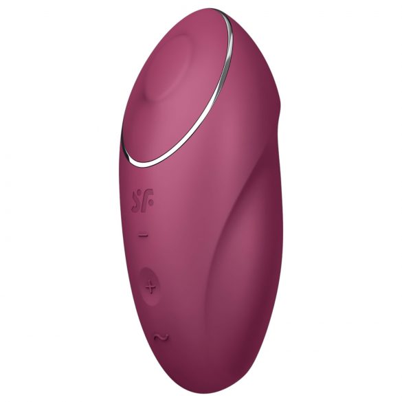 Satisfyer Tap & Climax 1 - διπλή απόλαυση, δονητής & κλειτοριδικός διεγερτής (κόκκινο)