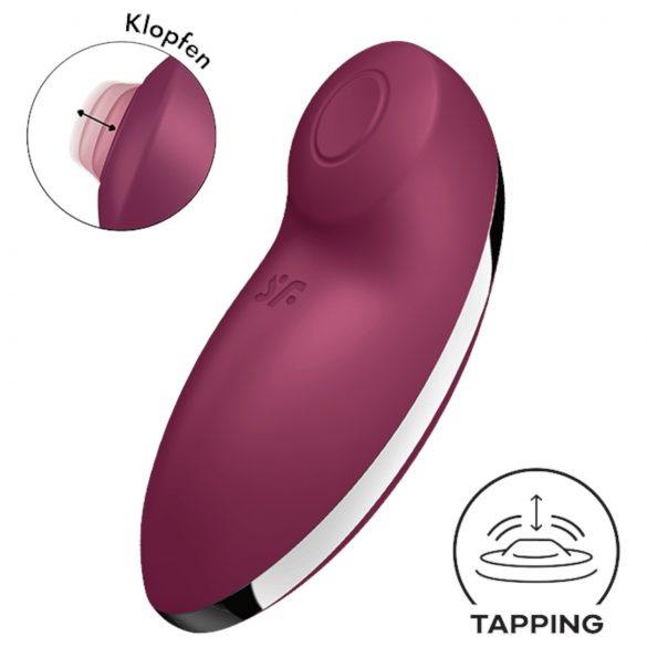 Satisfyer Tap & Climax 2: Διπλή απόλαυση για ηδονή (κόκκινο)