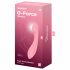 Satisfyer G-Force - επαναφορτιζόμενος, αδιάβροχος δονητής G-σημείου (ροζ) 