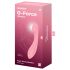 Satisfyer G-Force - επαναφορτιζόμενος, αδιάβροχος δονητής σημείου G (ροζ)