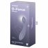 Satisfyer G-Force - επαναφορτιζόμενος, αδιάβροχος δονητής σημείου G (μοβ) 