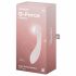 Satisfyer G-Force - επαναφορτιζόμενο, αδιάβροχο δονητής σημείου G (μπεζ) 