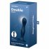 Satisfyer Double Ball-R - βαρύνουσα δονητής με βεντούζα (σκούρο μπλε) 