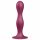 Satisfyer Double Ball-R - βεντουζωτό βαριδιούχα δονητής (κόκκινο)