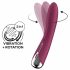 Satisfyer Spinning Vibe 1 - περιστρεφόμενος δονητής με κεφαλή G-σημείου (κόκκινος) 