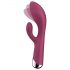 Satisfyer Spinning Rabbit 1 - περιστρεφόμενος δονητής με κλειτοριδικό βραχίονα (κόκκινο)