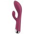 Satisfyer Spinning Rabbit 1 - περιστρεφόμενος δονητής με κλειτοριδικό βραχίονα (κόκκινο)