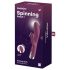 Satisfyer Spinning Rabbit 1 - περιστρεφόμενος δονητής με κλειτοριδικό βραχίονα (κόκκινο)