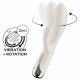 Satisfyer Spinning Rabbit 1 - περιστρεφόμενος δονητής με κλειτοριδικό βραχίονα (μπεζ) 