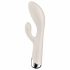 Satisfyer Spinning Rabbit 1 - περιστρεφόμενος δονητής με κλειτοριδικό βραχίονα (μπεζ) 