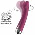 Satisfyer Spinning G-Spot 1 - περιστρεφόμενο G-σημείο δονητής (κόκκινο) 