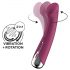 Satisfyer Spinning G-Spot 1 - περιστρεφόμενη κεφαλή δονητής για το σημείο G (κόκκινο)