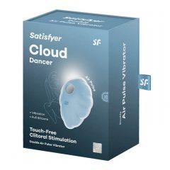   Satisfyer Cloud Dancer - επαναφορτιζόμενος διεγέρτης κλειτορίδας με τεχνολογία κυμάτων αέρα (μπλε)