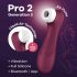 Satisfyer Pro 2 Gen3 - έξυπνος κλειτοριδικός διεγέρτης με κύματα αέρα (μπορντό)