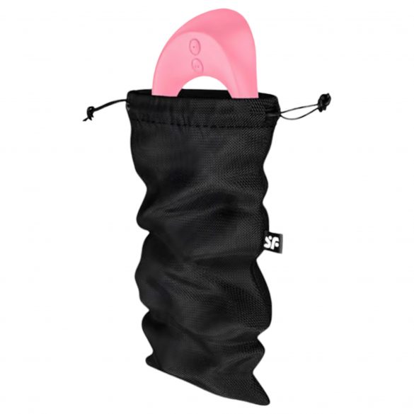 Satisfyer Treasure Bag M - τσάντα αποθήκευσης ερωτικών παιχνιδιών - μεσαία (μαύρη) 