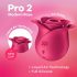 Satisfyer Pro 2 Rose Modern - επαναφορτιζόμενος διεγέρτης κλειτορίδας με κύματα αέρα (κόκκινο)