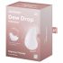 Satisfyer Dew Drop - επαναφορτιζόμενος, αδιάβροχος δονητής κλειτορίδας (λευκός) 