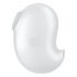 Satisfyer Cutie Ghost - επαναφορτιζόμενος κλειτοριδικός διεγέρτης κύματος αέρα (λευκός) 